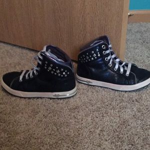 Jeweled hightop sneakers